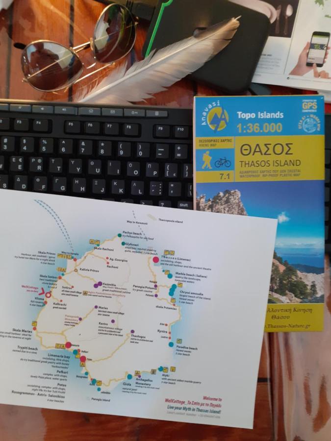 Το Σπίτι Με Το Πηγάδι - Wellcottage Thassos Skála Kallirákhis Eksteriør bilde