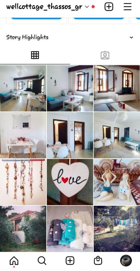 Το Σπίτι Με Το Πηγάδι - Wellcottage Thassos Skála Kallirákhis Eksteriør bilde
